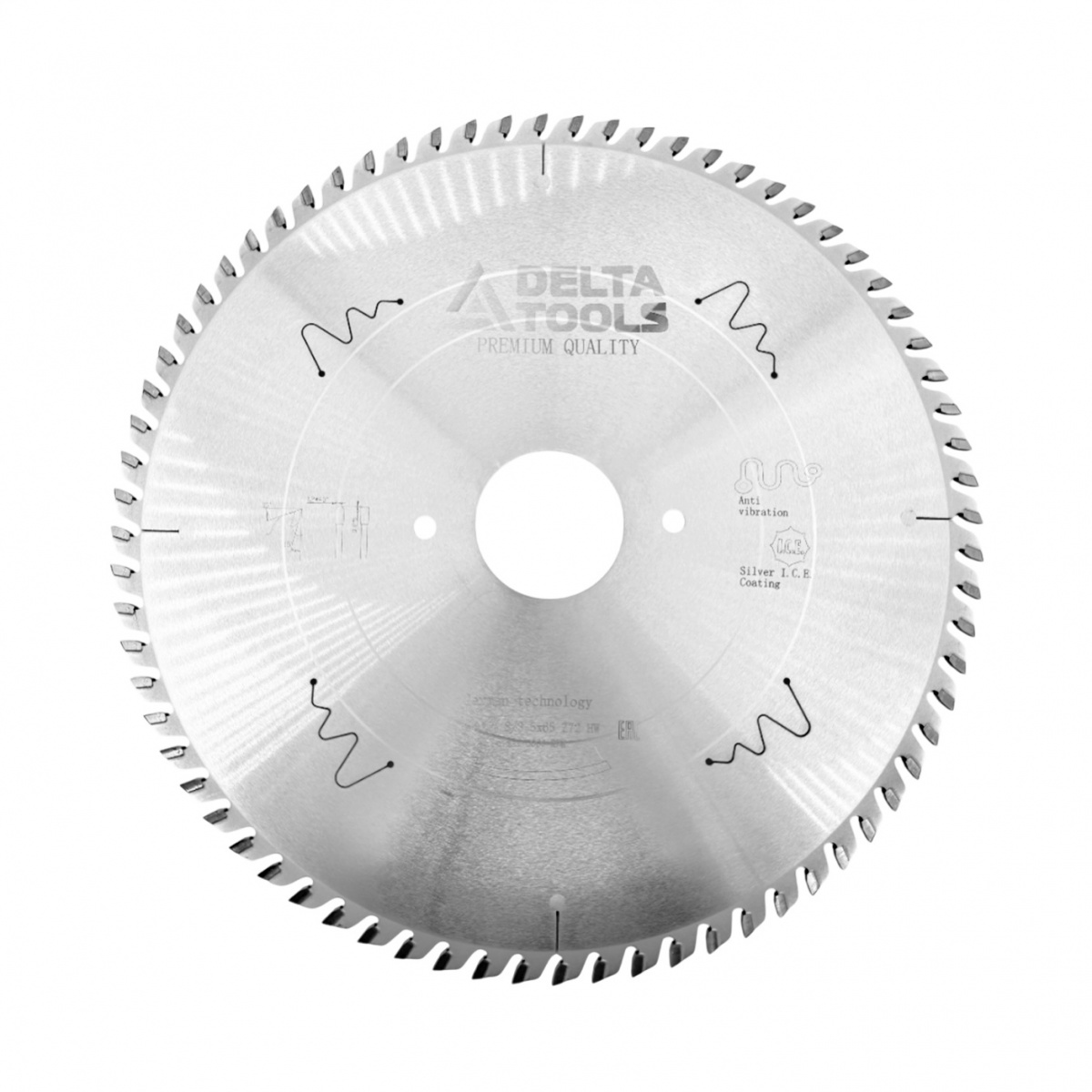 Дисковая пила DELTA TOOLS для ФРЦ Premium 380x4.8/3.5x65 Z72 TR-F фото