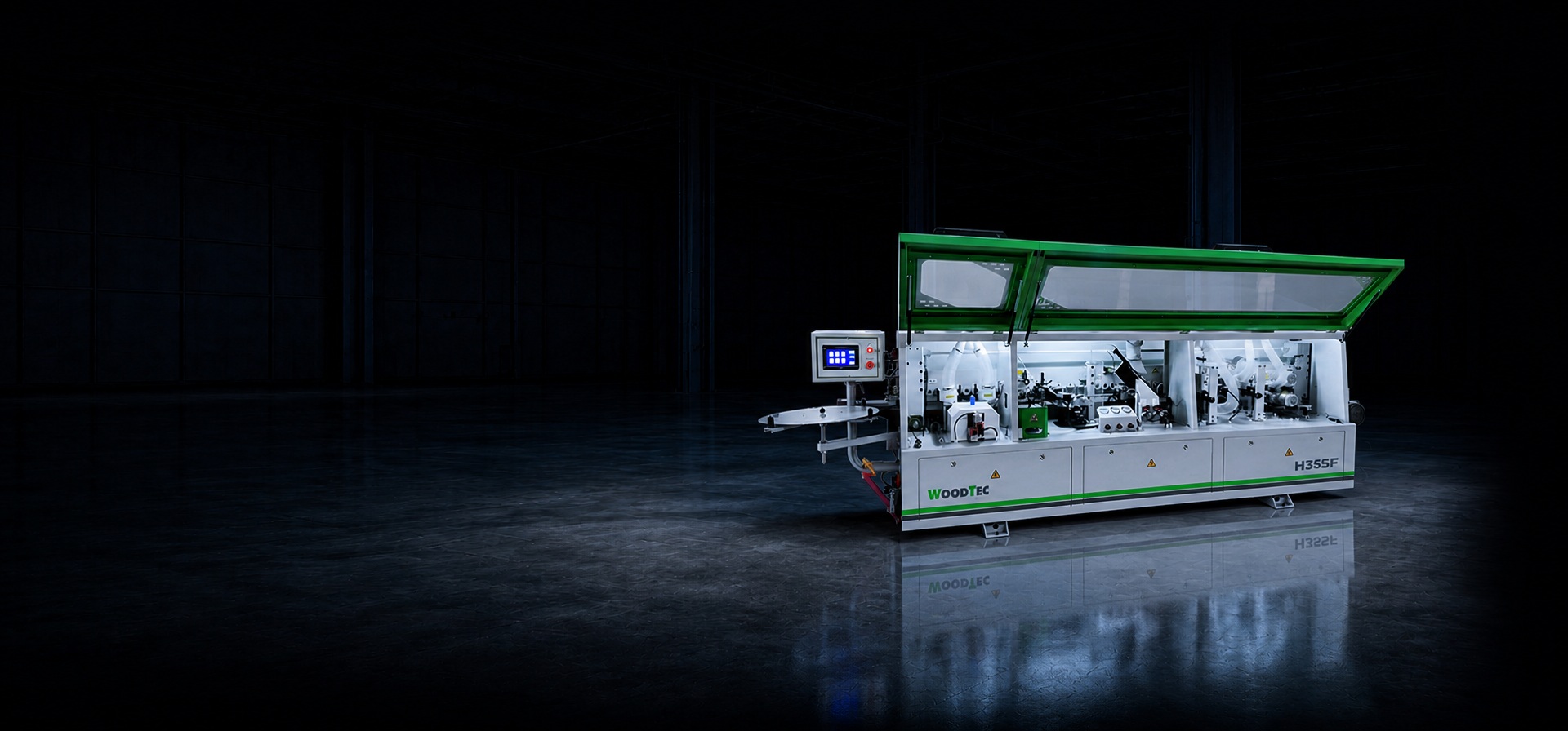 Станок для облицовывания кромок  WOODTEC H355 F главное фото