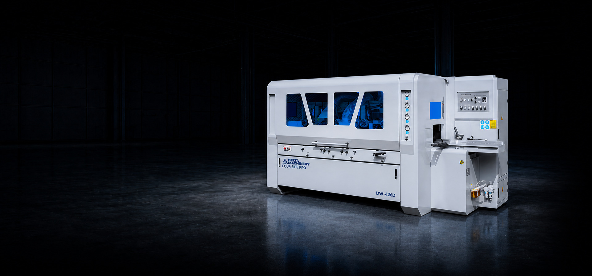 Четырехсторонний станок DELTAMACHINERY FOUR SIDE PRO DW-426D главное фото