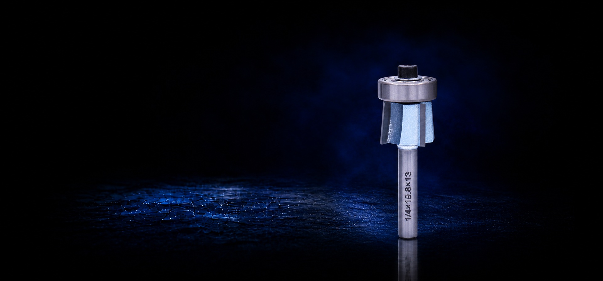 Фреза DELTA TOOLS 19x6,35x13 для снятия свесов с подшипником для DM-130 главное фото