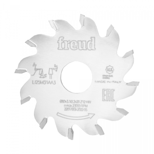 Пила подрезная коническая FREUD ф80x20x3,1-4,3 Z12 LI25M31AA3