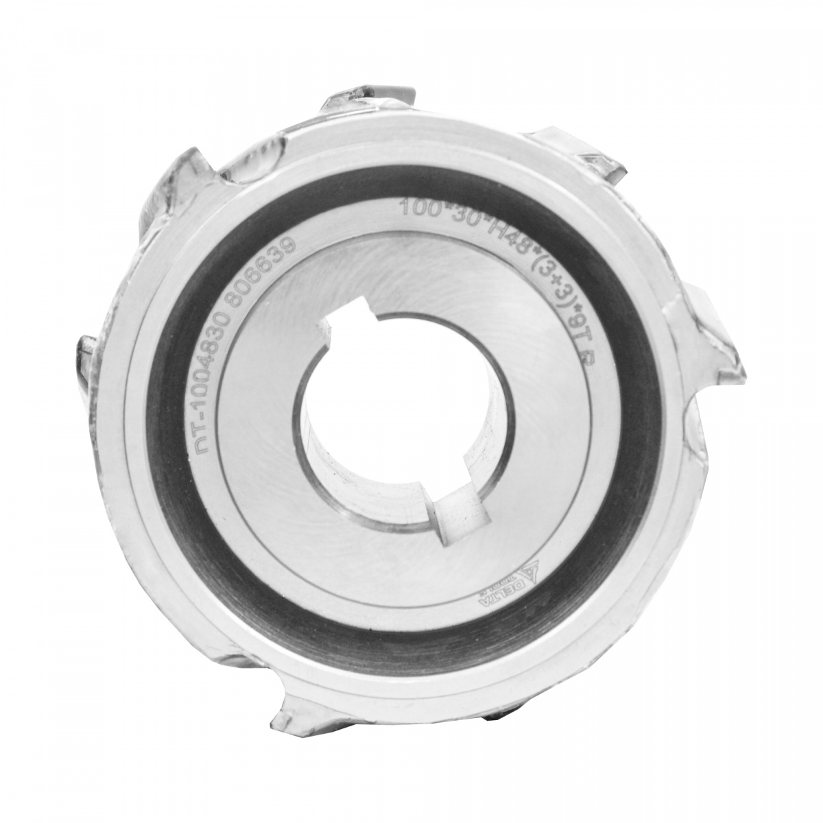 Фреза алмазная DELTA TOOLS 100x30x48 3+3x9Т R фуговальная для кромкооблицовочныx станков фото
