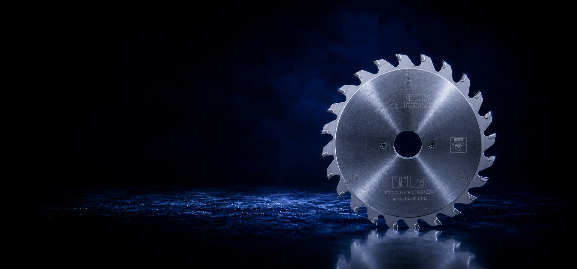 Пила подрезная DELTA TOOLS 100x2,8-3,6x20 Z=12+12 алмазная составная главное фото