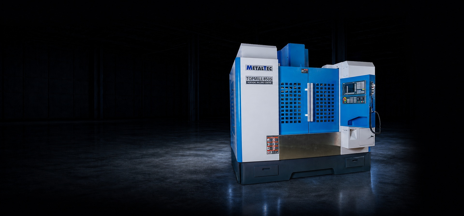 Вертикальный обрабатывающий центр с ЧПУ MetalTec TOPMILL 850F (4-х осевой) главное фото