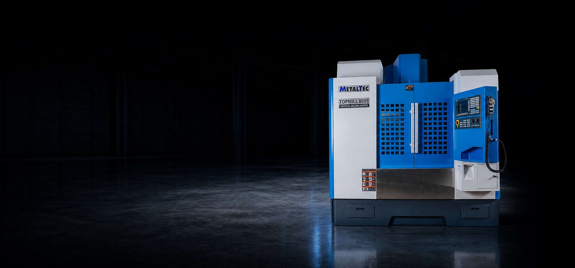 Вертикальный обрабатывающий центр с ЧПУ MetalTec TOPMILL 850S (4-х осевой) главное фото