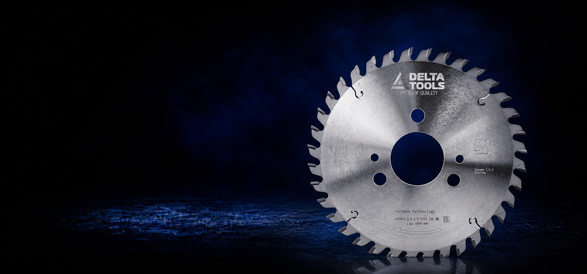 Дисковая пила подрезная DELTA TOOLS для ФРЦ Premium 200x4.3-5.5x3.2x50 Z36 KON-WZ главное фото